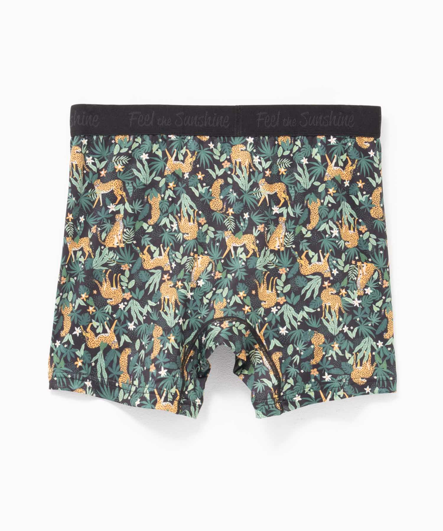 NAVY  メッシュボクサーパンツ ヒョウ柄 メンズ メール便 対応商品商品画像-5