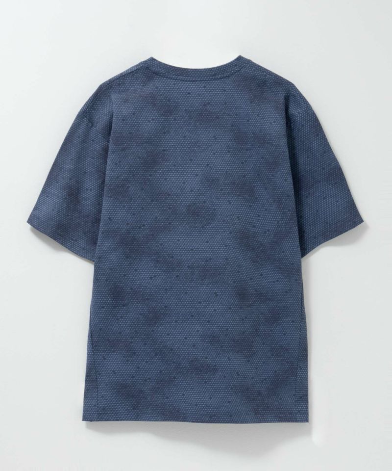 NAVY  ドライストレッチ総柄Tシャツ メンズ メール便 対応商品商品画像-8