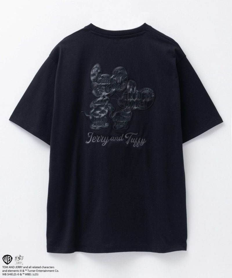 Tom and Jerry 合皮Tシャツ メンズ メール便 対応商品商品画像-4
