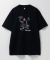 T-GRAPHICS エモラインアートプリント半袖Tシャツ メンズ ネコポス 対応商品