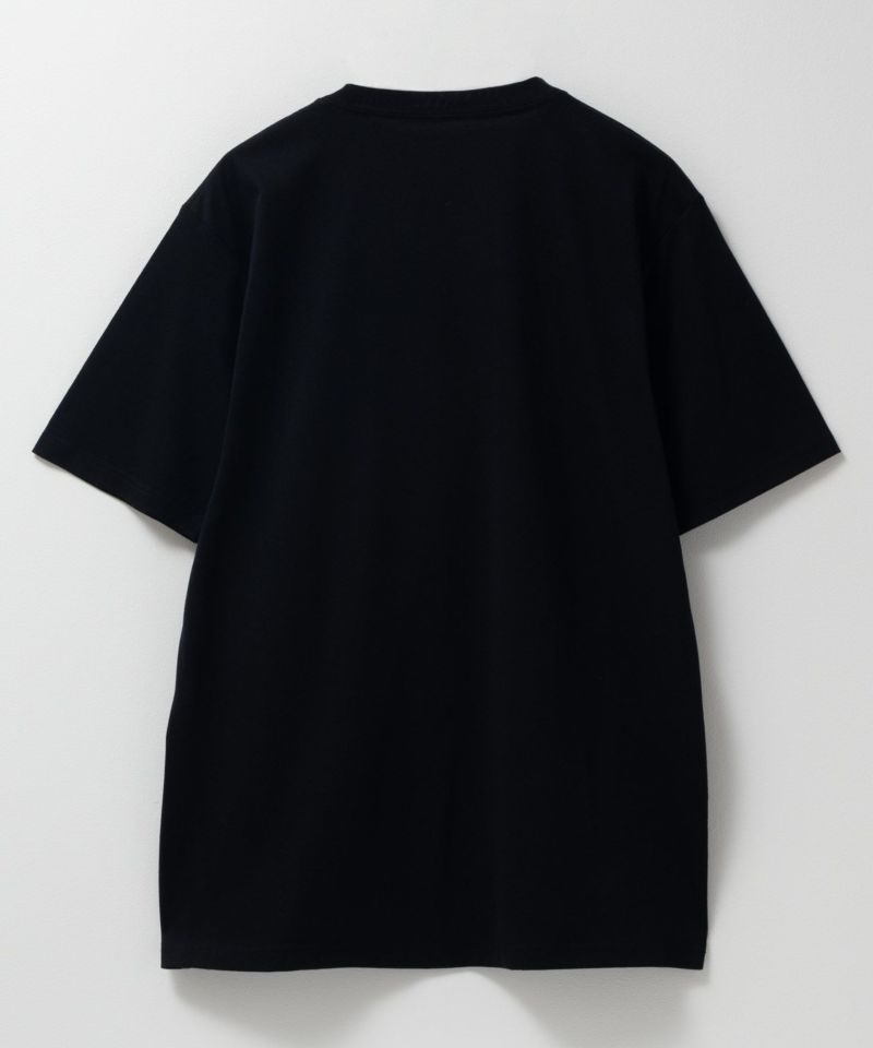 T-GRAPHICS  エモラインアートプリント半袖Tシャツ メンズ メール便 対応商品商品画像-4