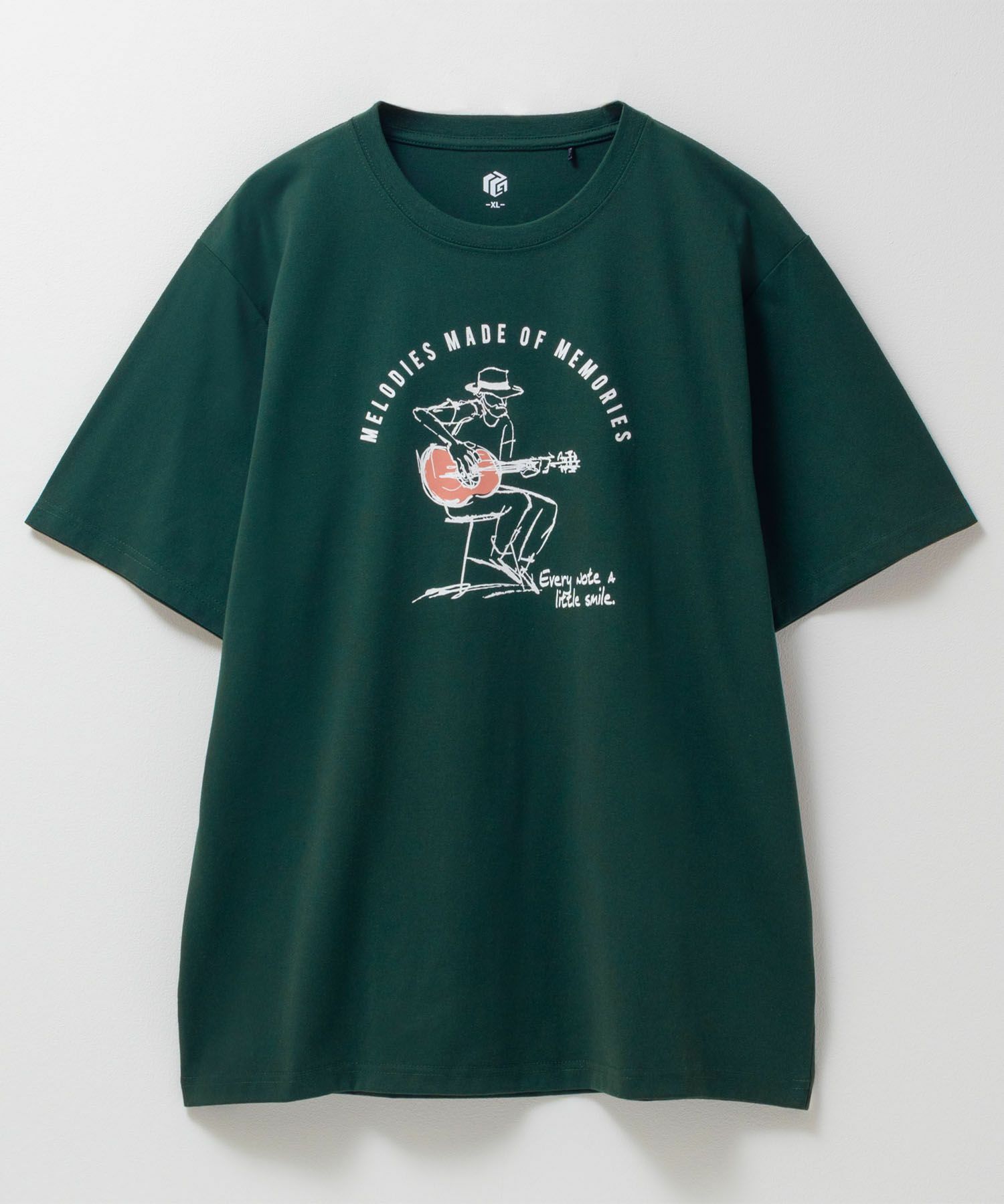 T-GRAPHICS  エモラインアートプリント半袖Tシャツ メンズ メール便 対応商品商品画像-5