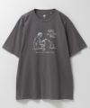 T-GRAPHICS エモラインアートプリント半袖Tシャツ メンズ ネコポス 対応商品