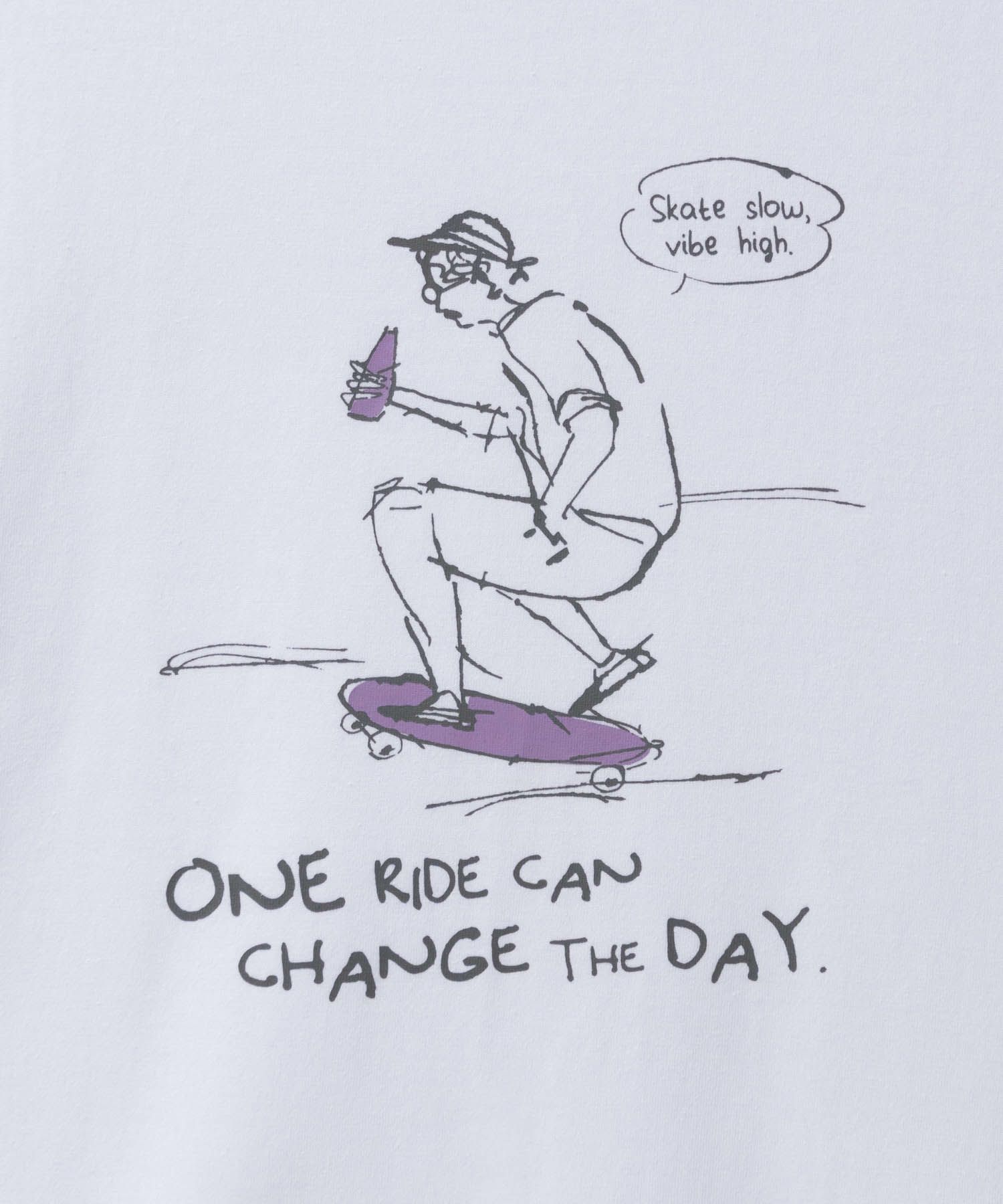 T-GRAPHICS  エモラインアートプリント半袖Tシャツ メンズ メール便 対応商品商品画像-11