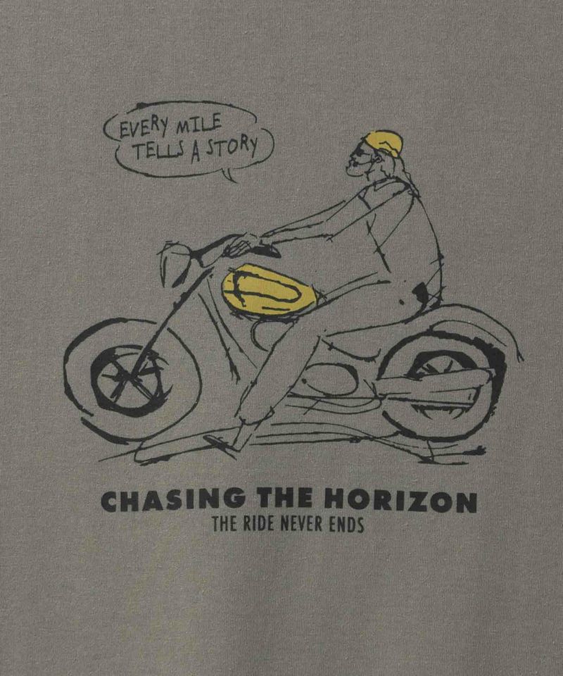 T-GRAPHICS  エモラインアートプリント半袖Tシャツ メンズ メール便 対応商品商品画像-14