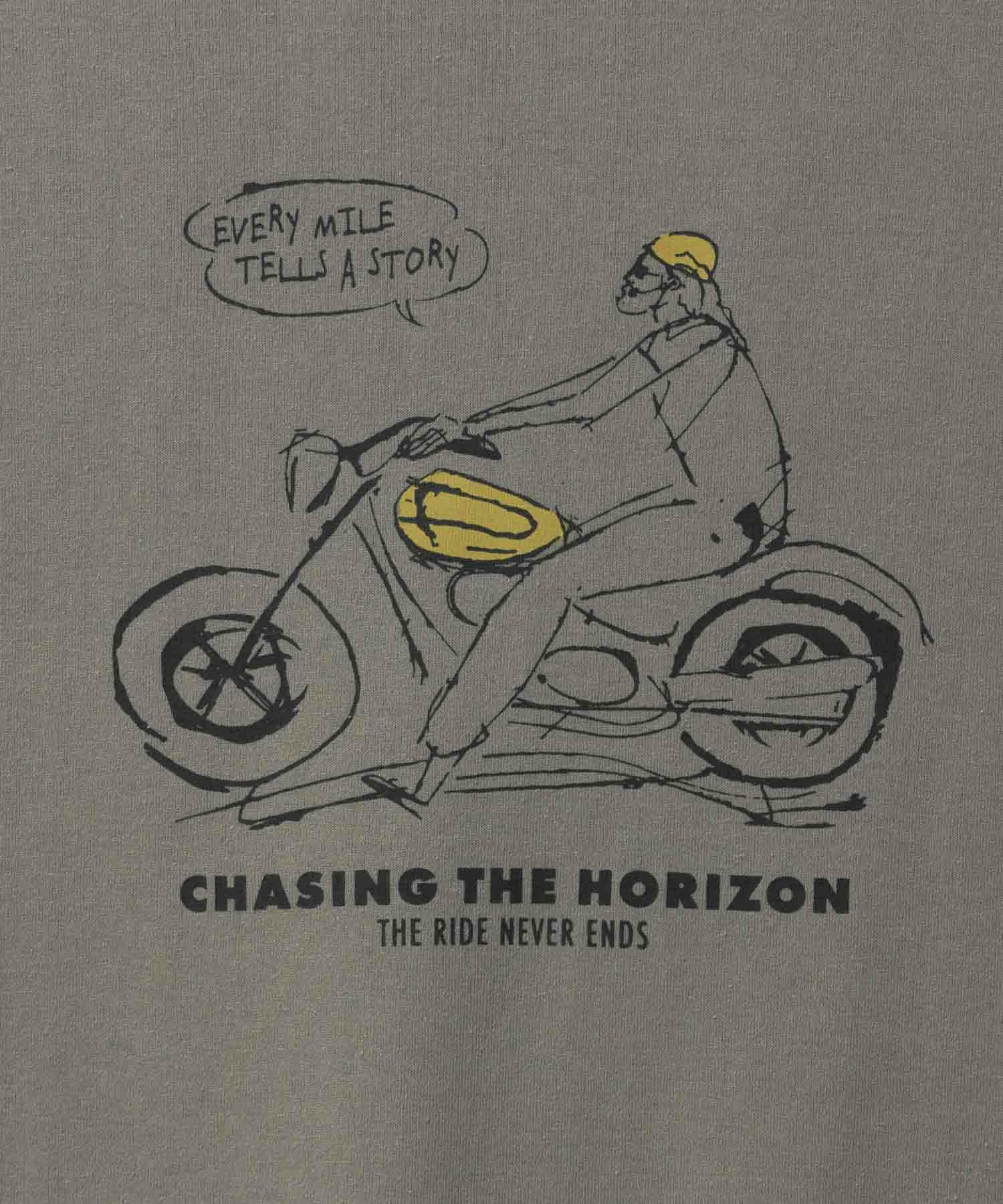 T-GRAPHICS エモラインアートプリント半袖Tシャツ メンズ ネコポス 対応商品