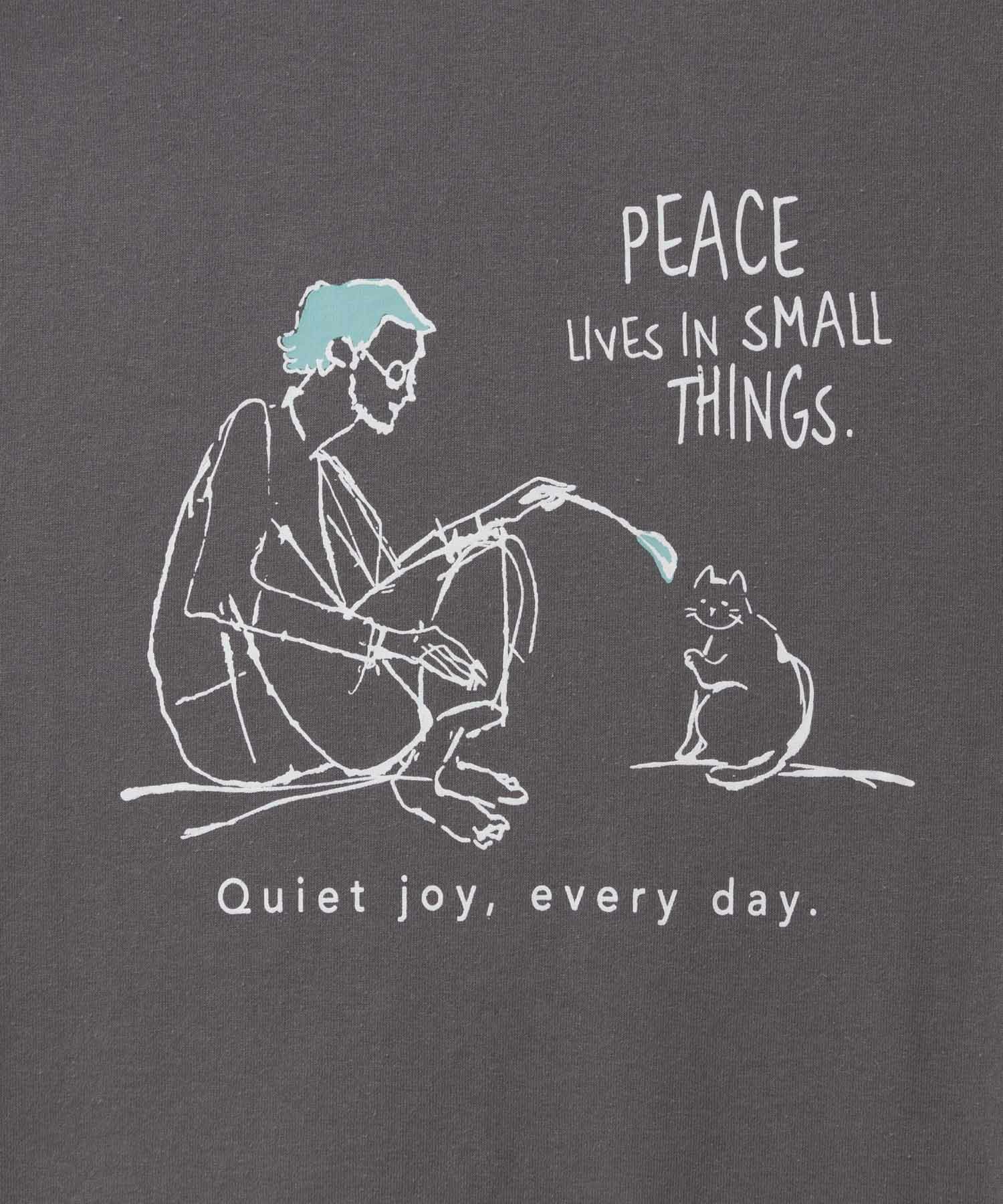 T-GRAPHICS エモラインアートプリント半袖Tシャツ メンズ ネコポス 対応商品