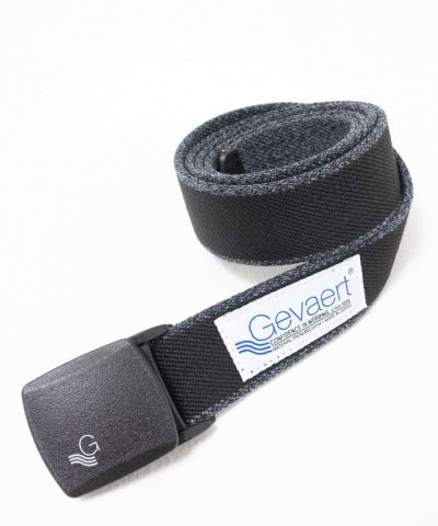GEVAERT  35mm杢サイドラインストレッチベルト メンズ