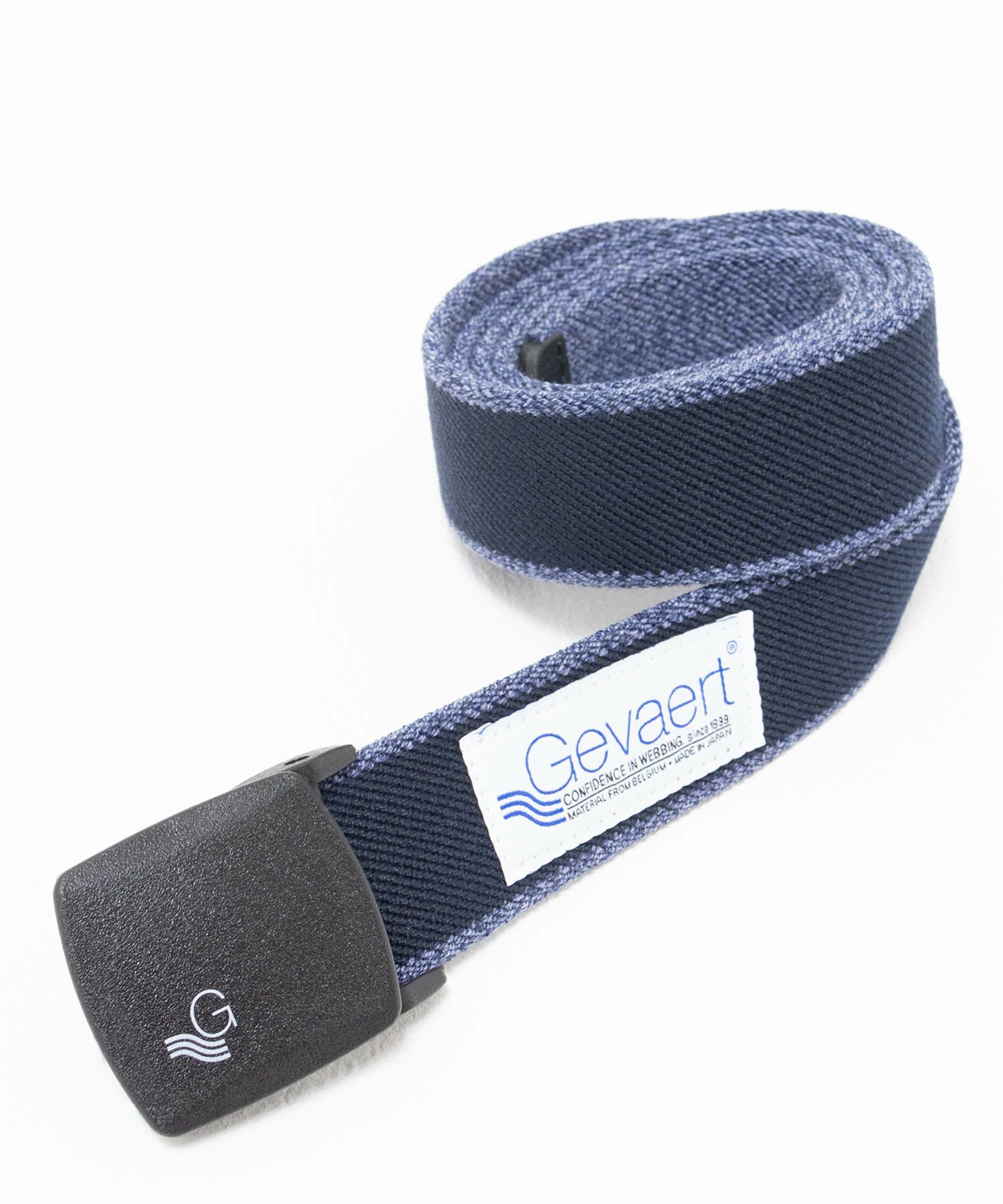 GEVAERT  35mm杢サイドラインストレッチベルト メンズ商品サムネイル-3