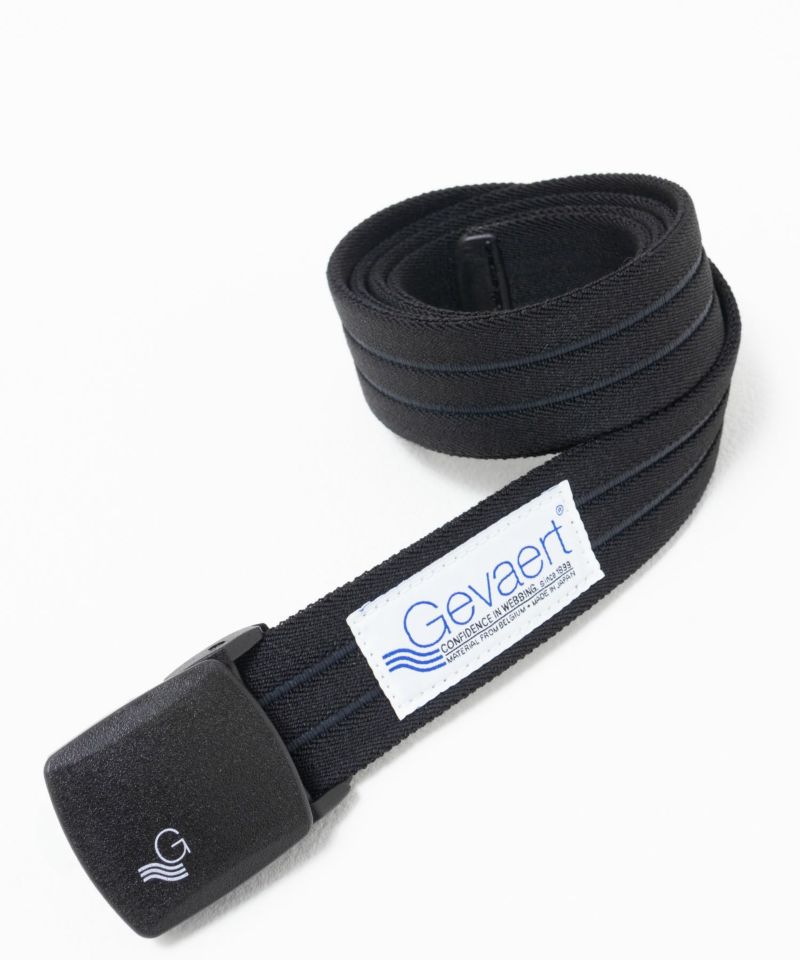 GEVAERT  35mmダブルラインストレッチベルト メンズ商品画像-1