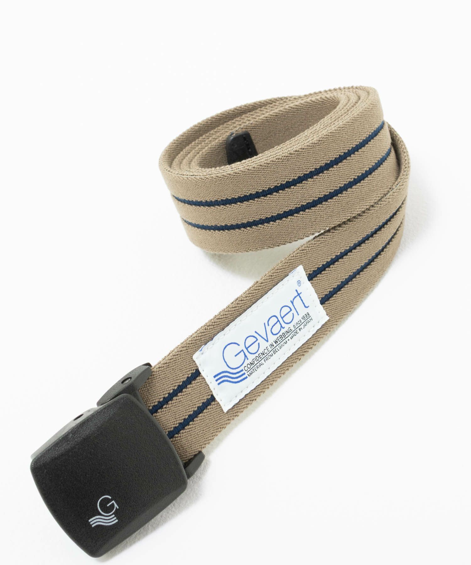 [期間限定価格]GEVAERT  35mmダブルラインストレッチベルト メンズ商品サムネイル-3