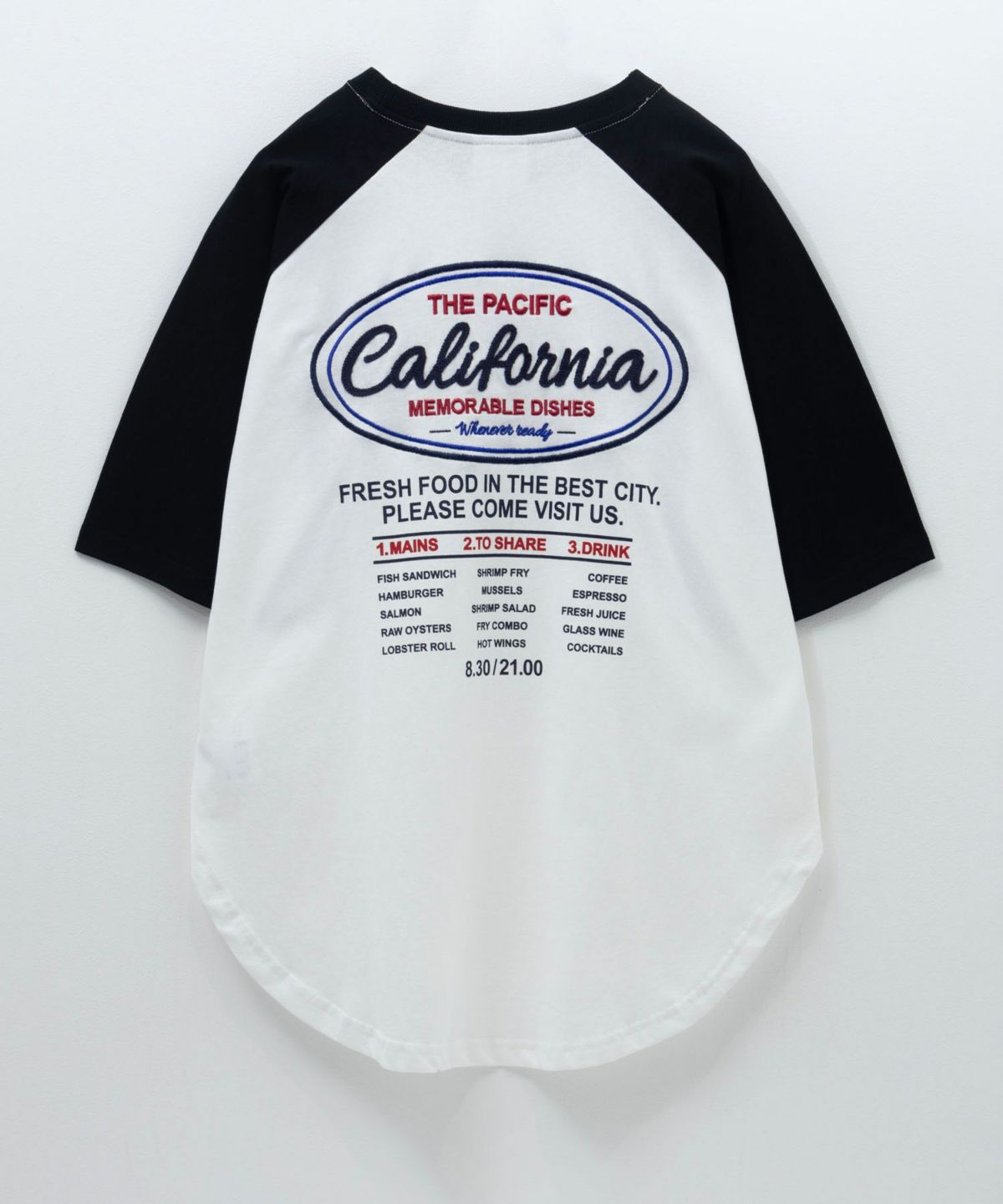 UNDERWRAPS ラグラン刺繍ビッグTシャツ レディース ネコポス 対応商品