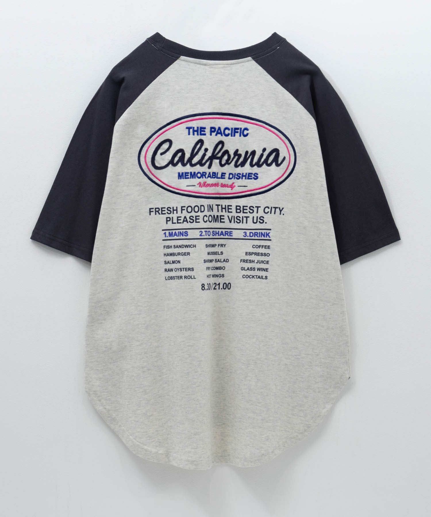 UNDERWRAPS  ラグラン刺繍ビッグTシャツ レディース メール便 対応商品商品画像-20