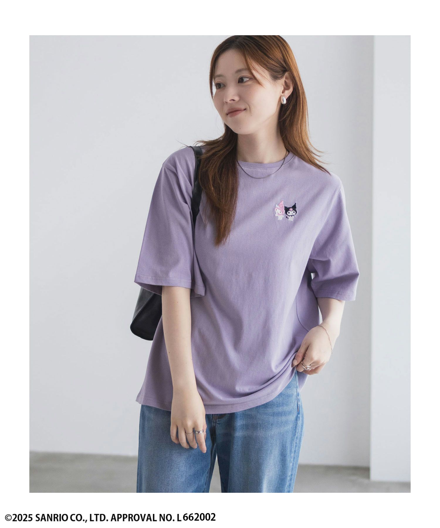 サンリオキャラクターズ マイメロディ クロミ ワンポイント刺繍Tシャツ レディース ネコポス 対応商品