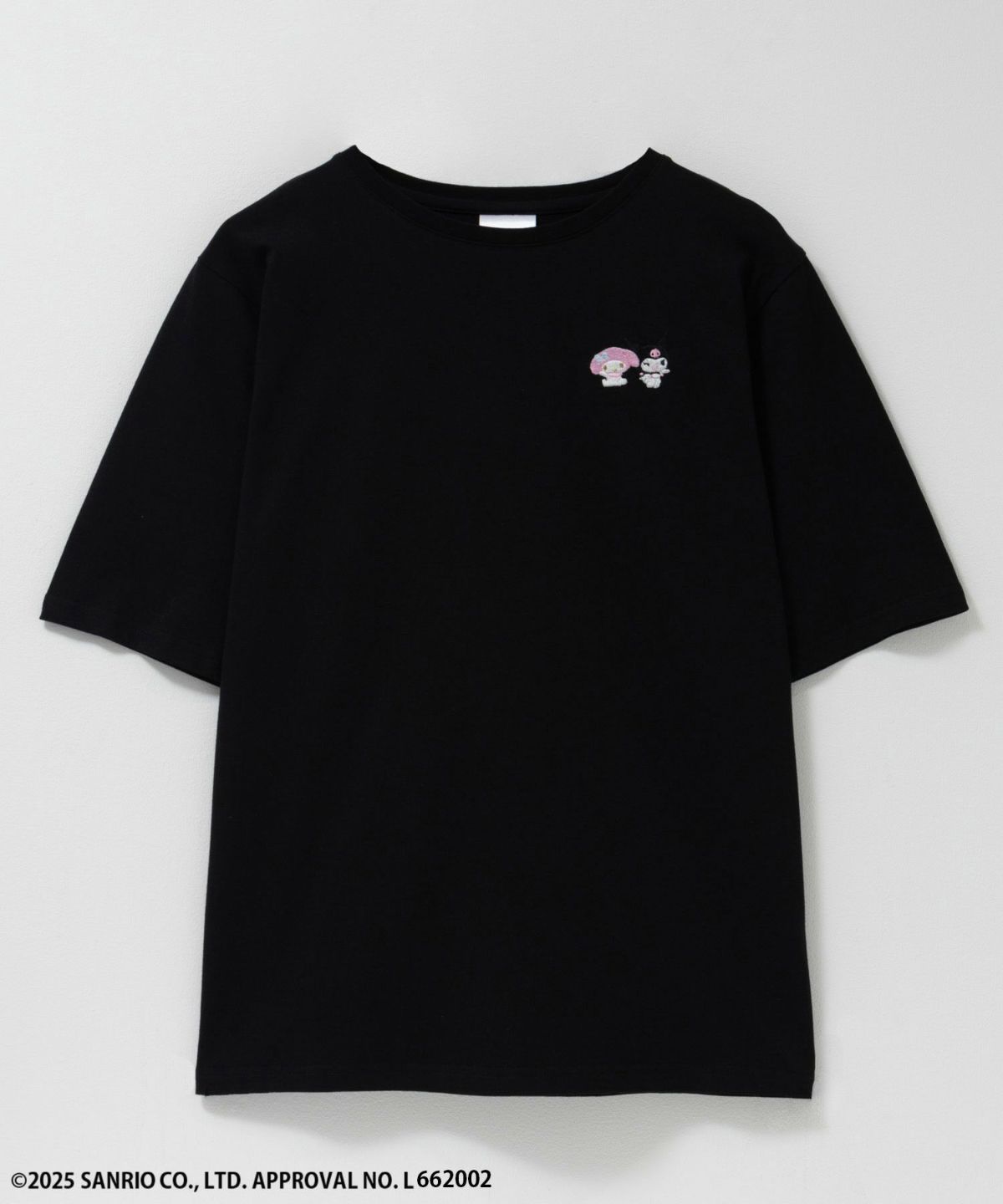 サンリオキャラクターズ マイメロディ クロミ ワンポイント刺繍Tシャツ レディース ネコポス 対応商品