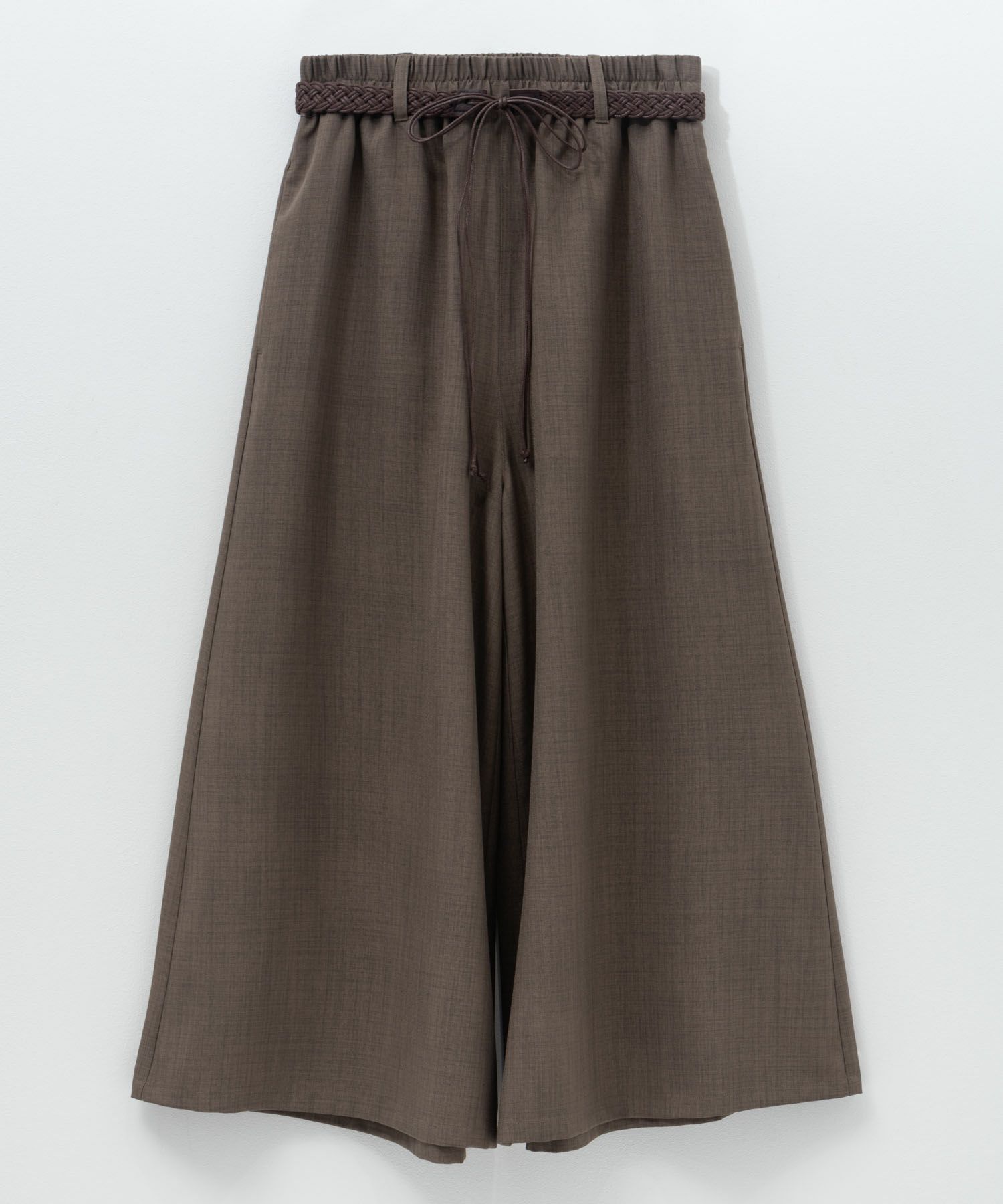nAvy ベルト付きワイドクロップドパンツ レディース商品画像-25