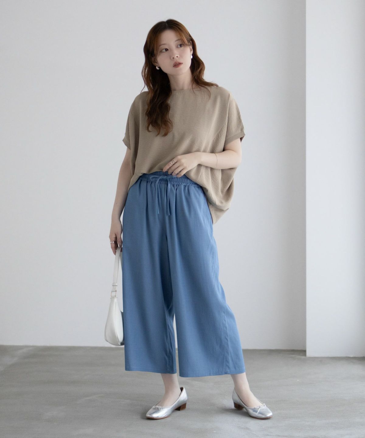 nAvy イージークロップドパンツ レディース