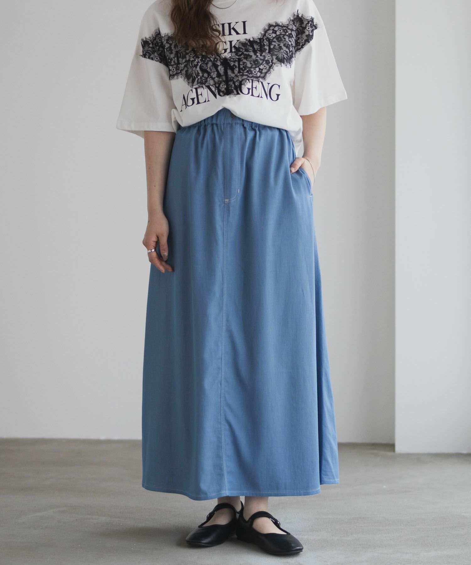 nAvy イージースカート レディース