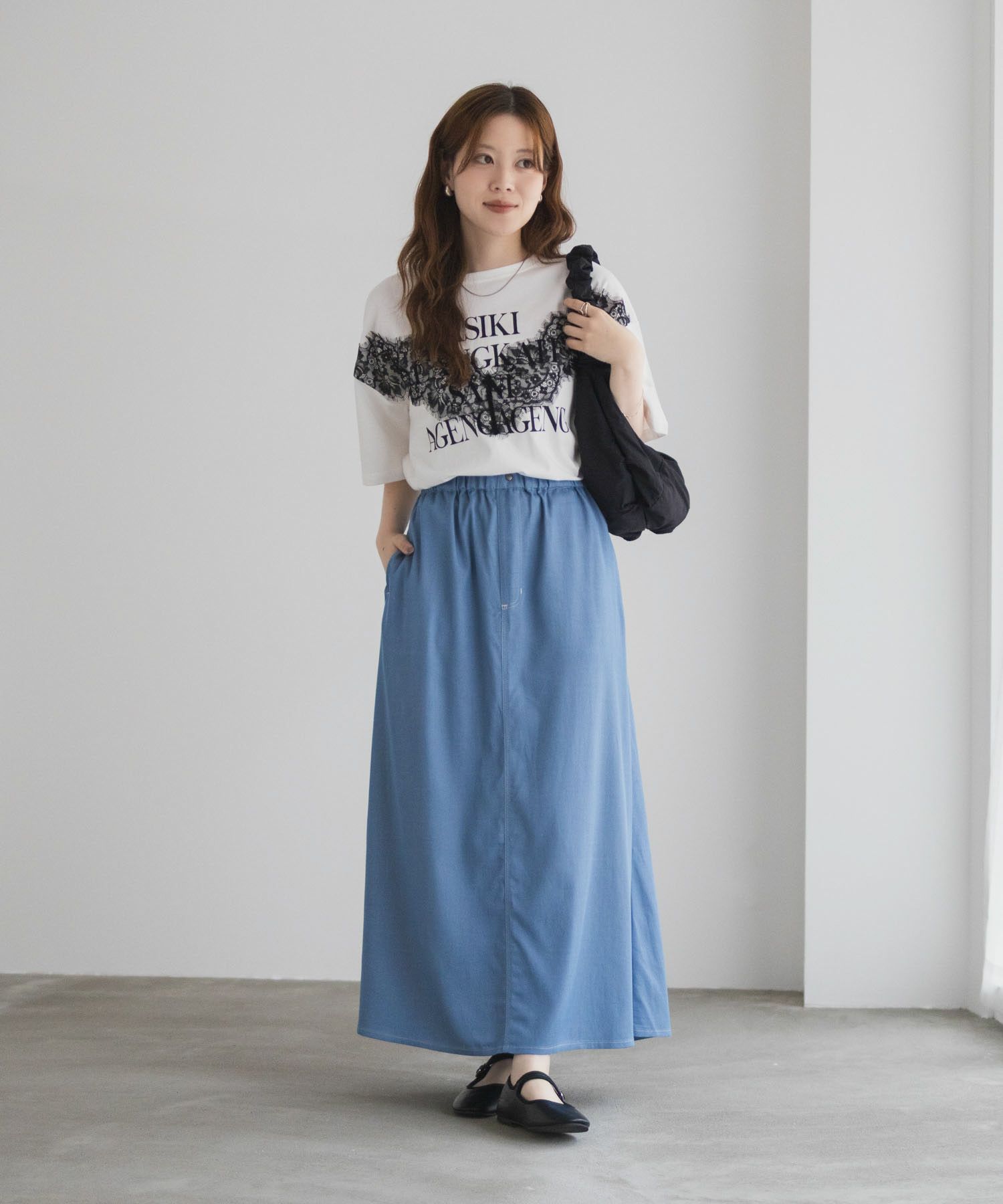 nAvy イージースカート レディース