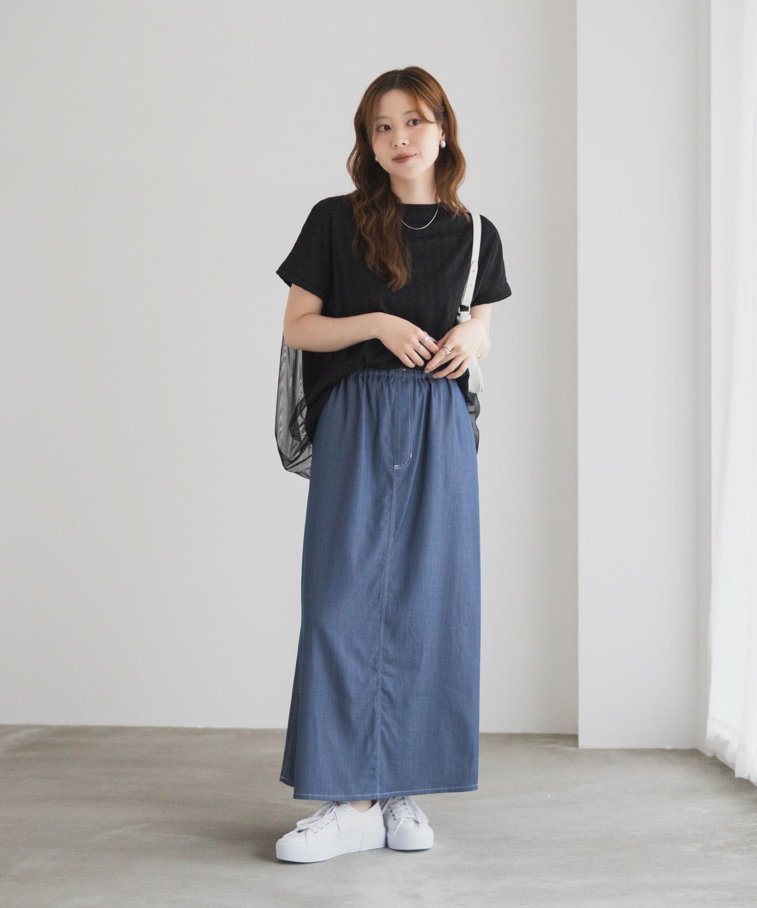 nAvy イージースカート レディース