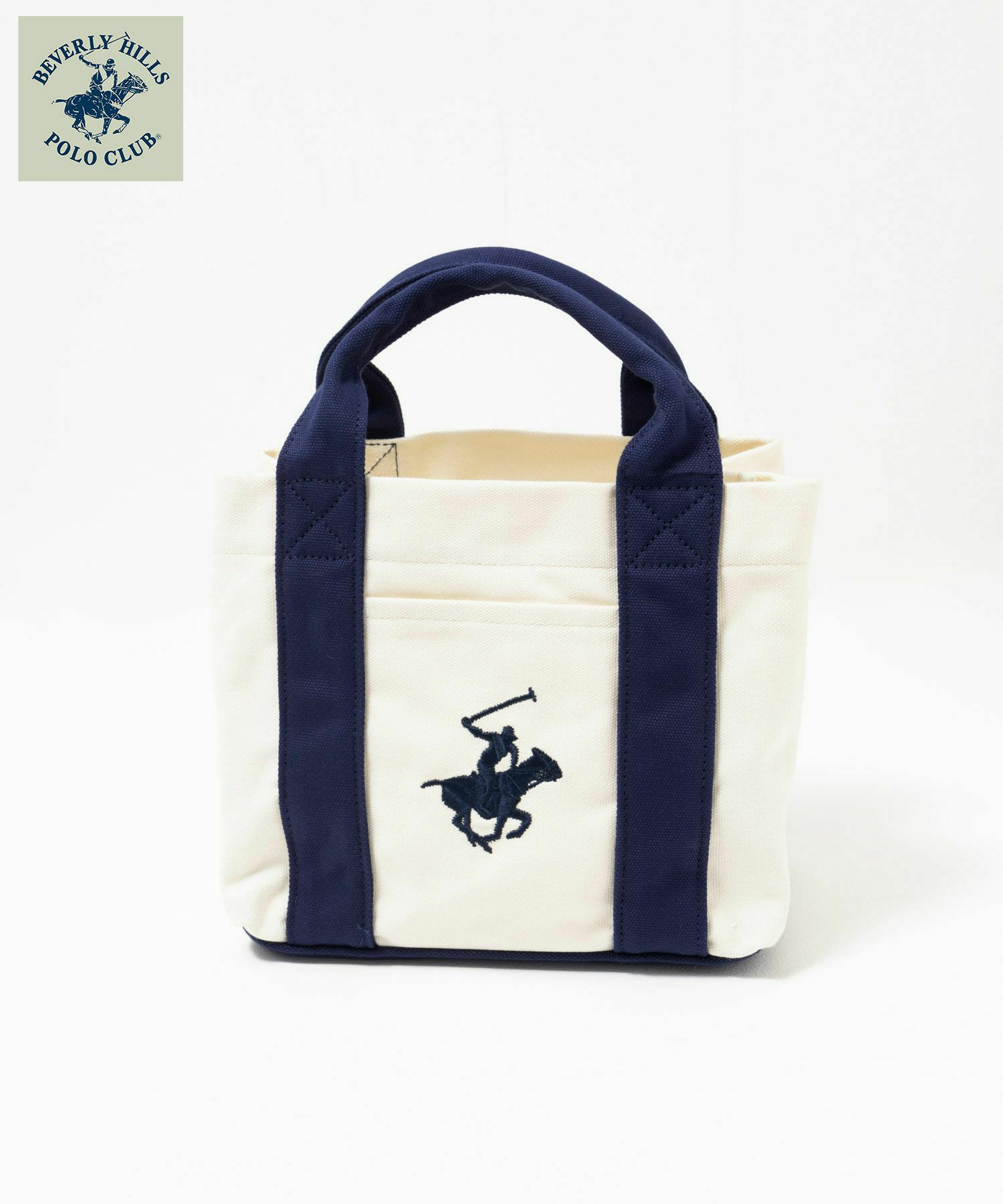 BEVERLY HILLS POLO CLUB ミニキャンバストートバッグ