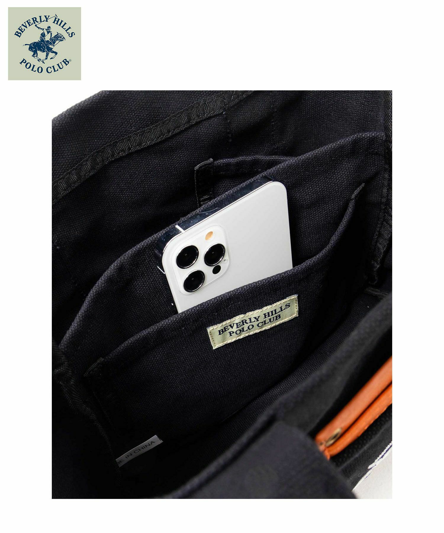 BEVERLY HILLS POLO CLUB ミニキャンバストートバッグ商品サムネイル-16