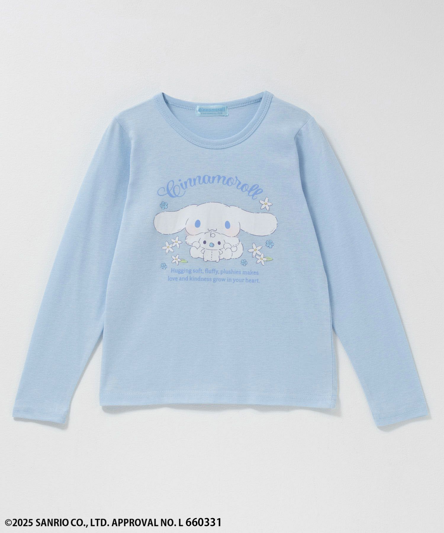 サンリオキャラクターズ プリント長袖Tシャツ キッズ メール便 対応商品商品サムネイル-1