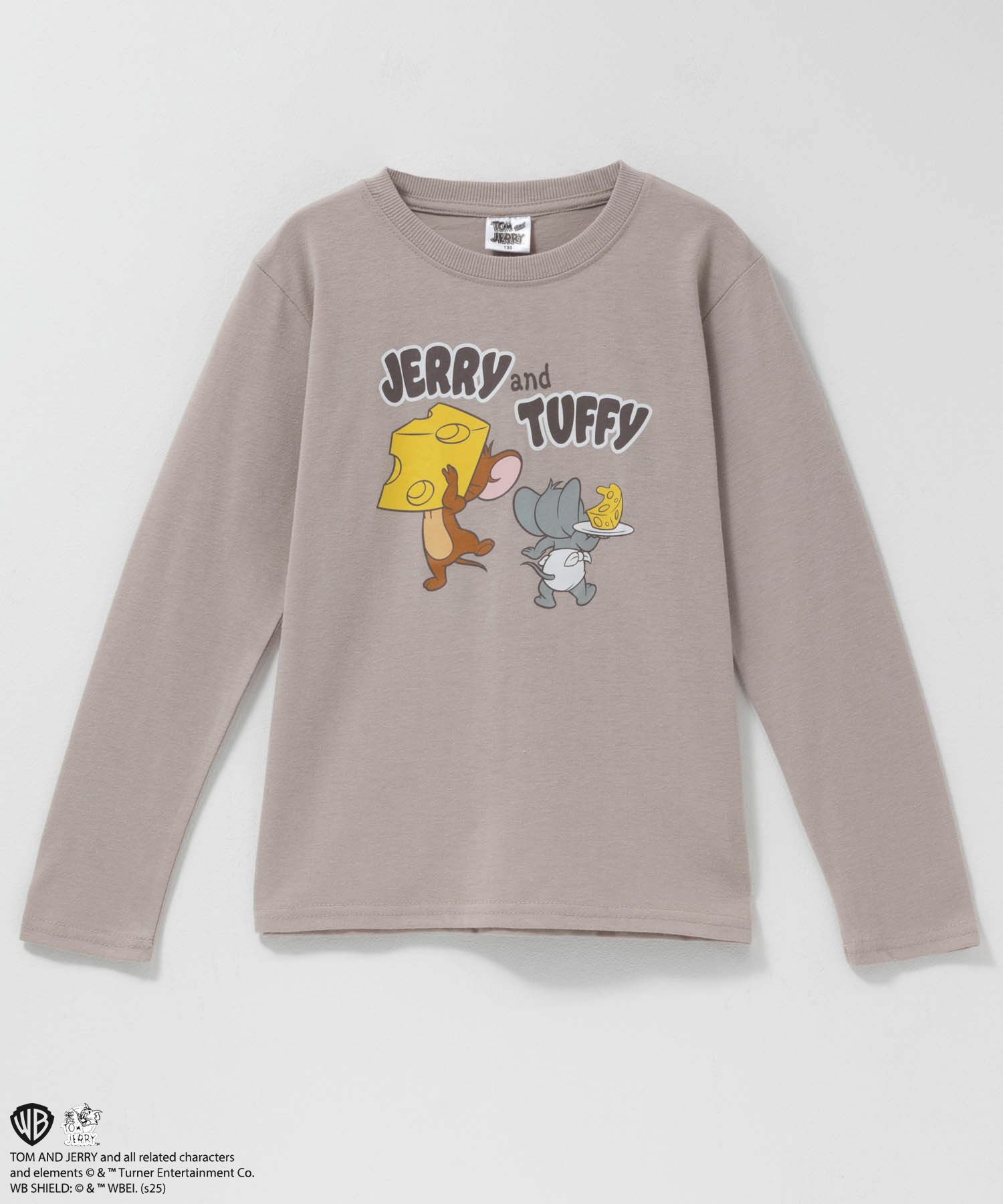 Tom and Jerry プリント長袖Tシャツ キッズ メール便 対応商品商品画像-1
