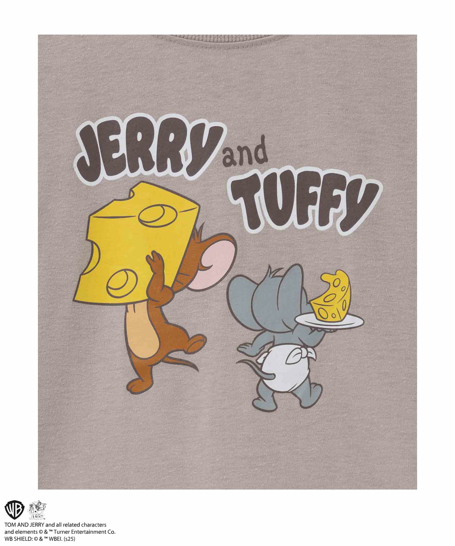 Tom and Jerry プリント長袖Tシャツ キッズ ネコポス 対応商品