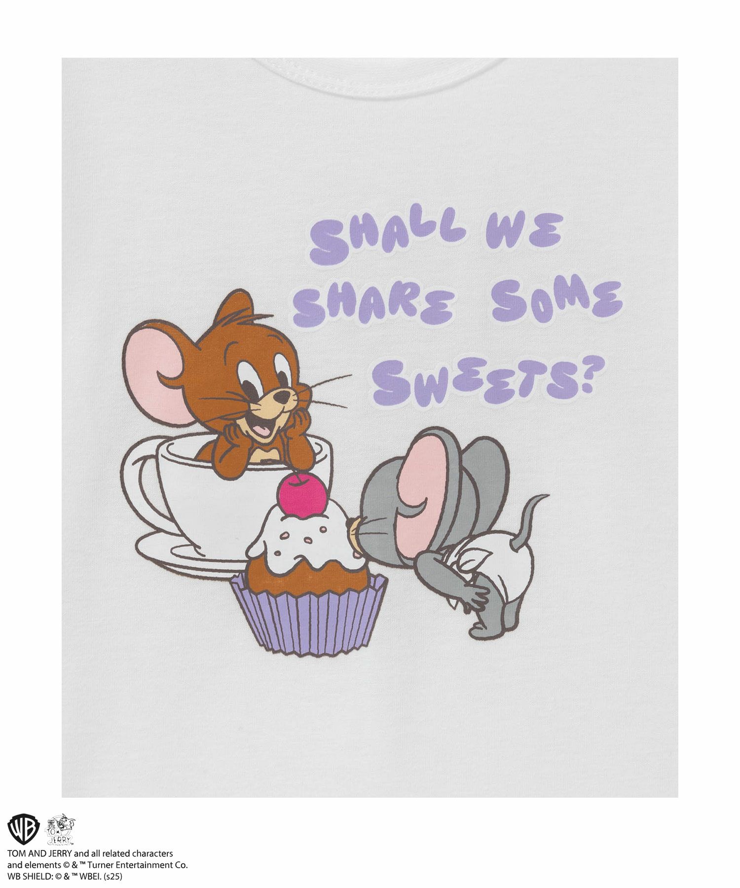 Tom and Jerry プリント長袖Tシャツ キッズ メール便 対応商品商品画像-3