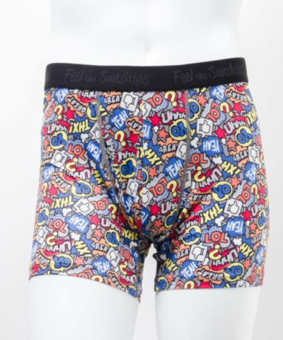 NAVY  メッシュボクサーパンツ ロゴ柄 メンズ ネコポス 対応商品