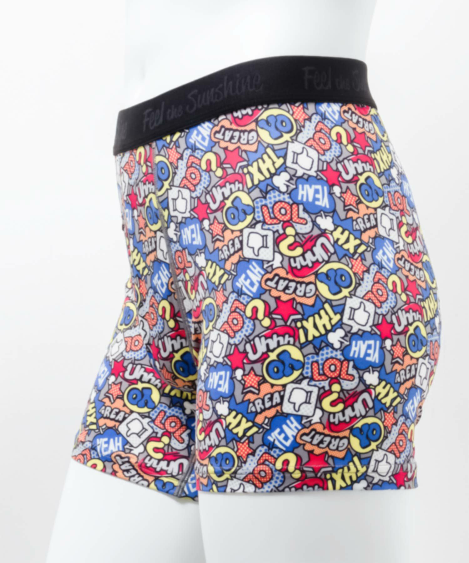 NAVY  メッシュボクサーパンツ ロゴ柄 メンズ メール便 対応商品商品サムネイル-2