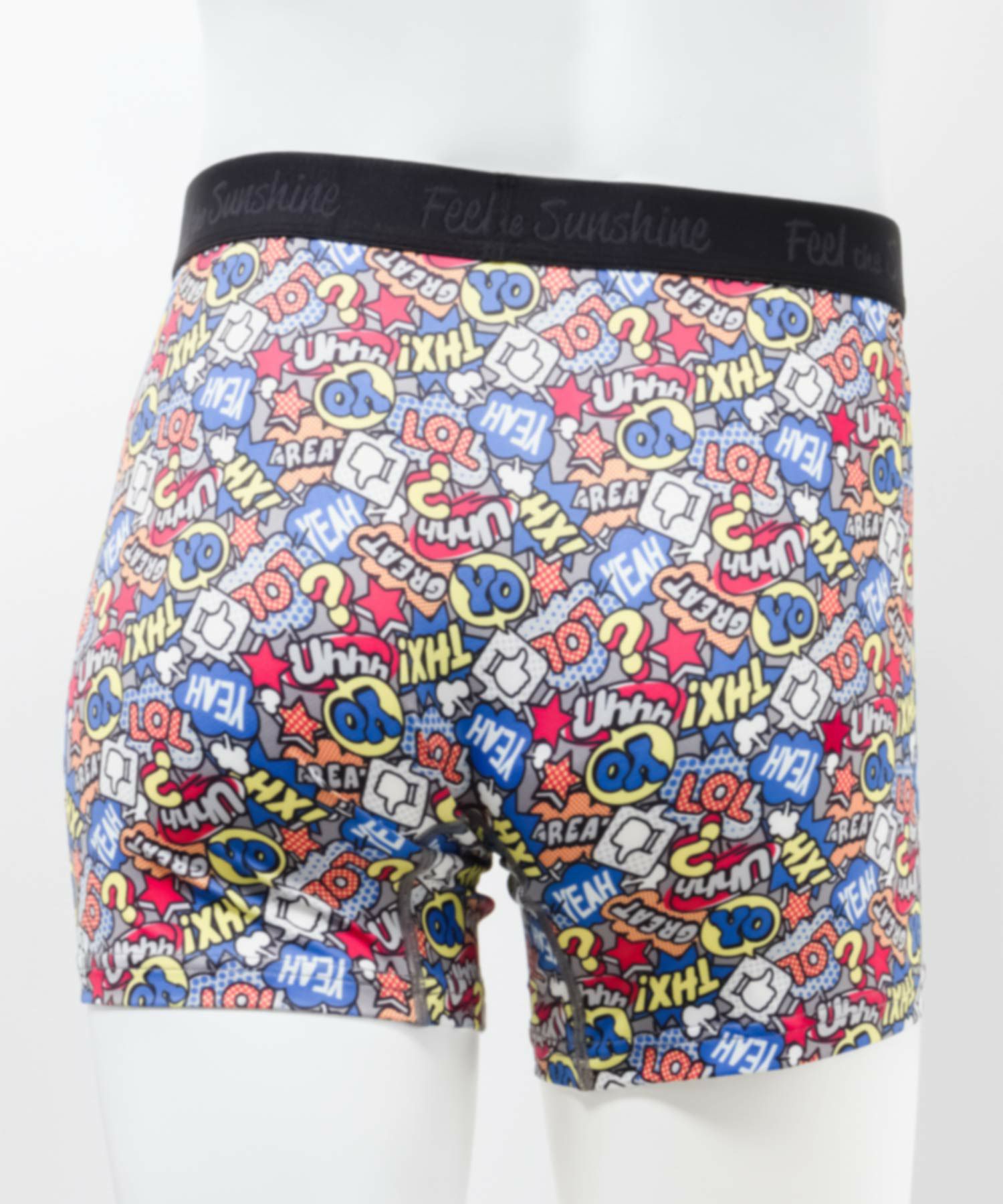 NAVY  メッシュボクサーパンツ ロゴ柄 メンズ メール便 対応商品商品サムネイル-3