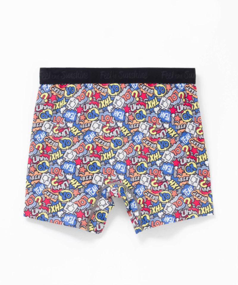 NAVY  メッシュボクサーパンツ ロゴ柄 メンズ メール便 対応商品商品画像-5