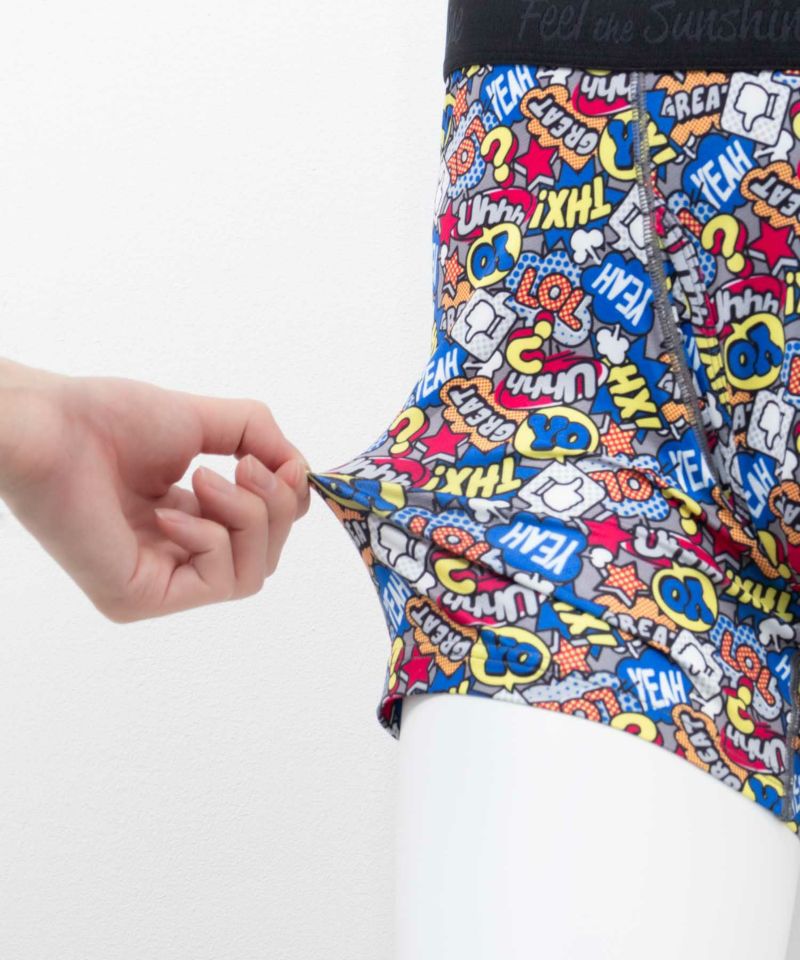 NAVY  メッシュボクサーパンツ ロゴ柄 メンズ メール便 対応商品商品画像-8