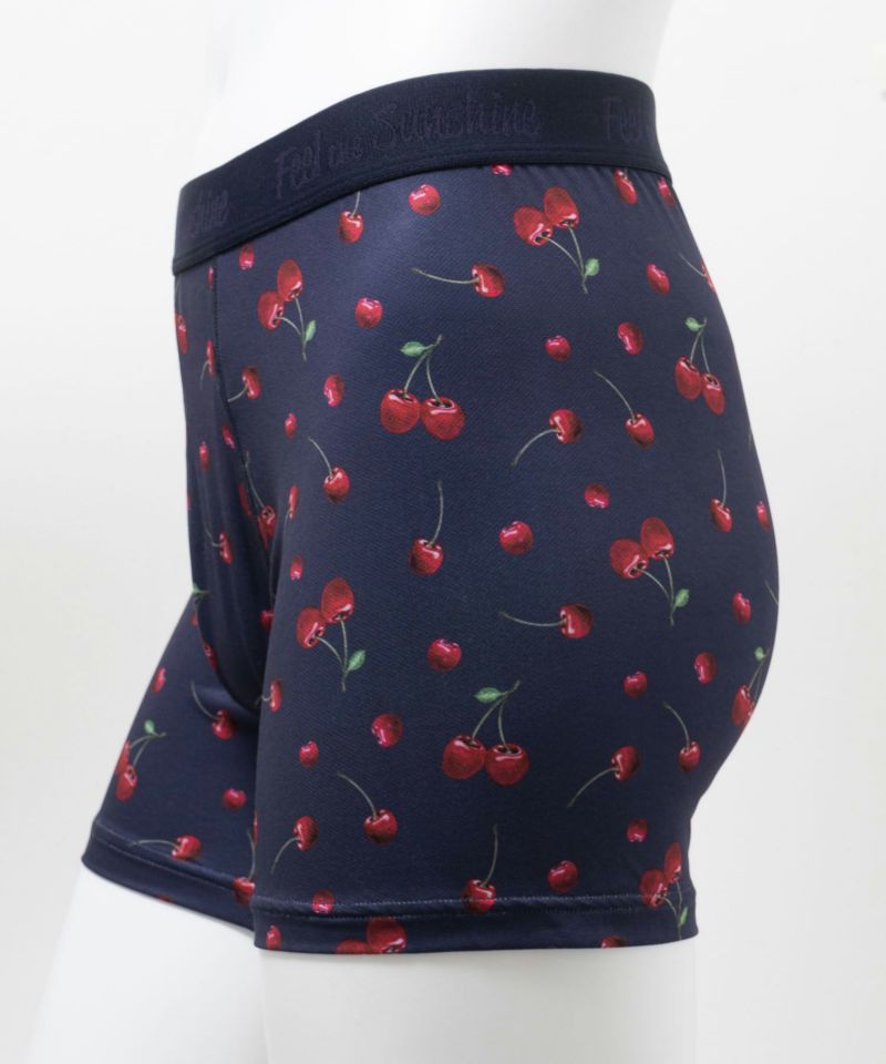 NAVY  メッシュボクサーパンツ チェリー柄 メンズ メール便 対応商品商品画像-2