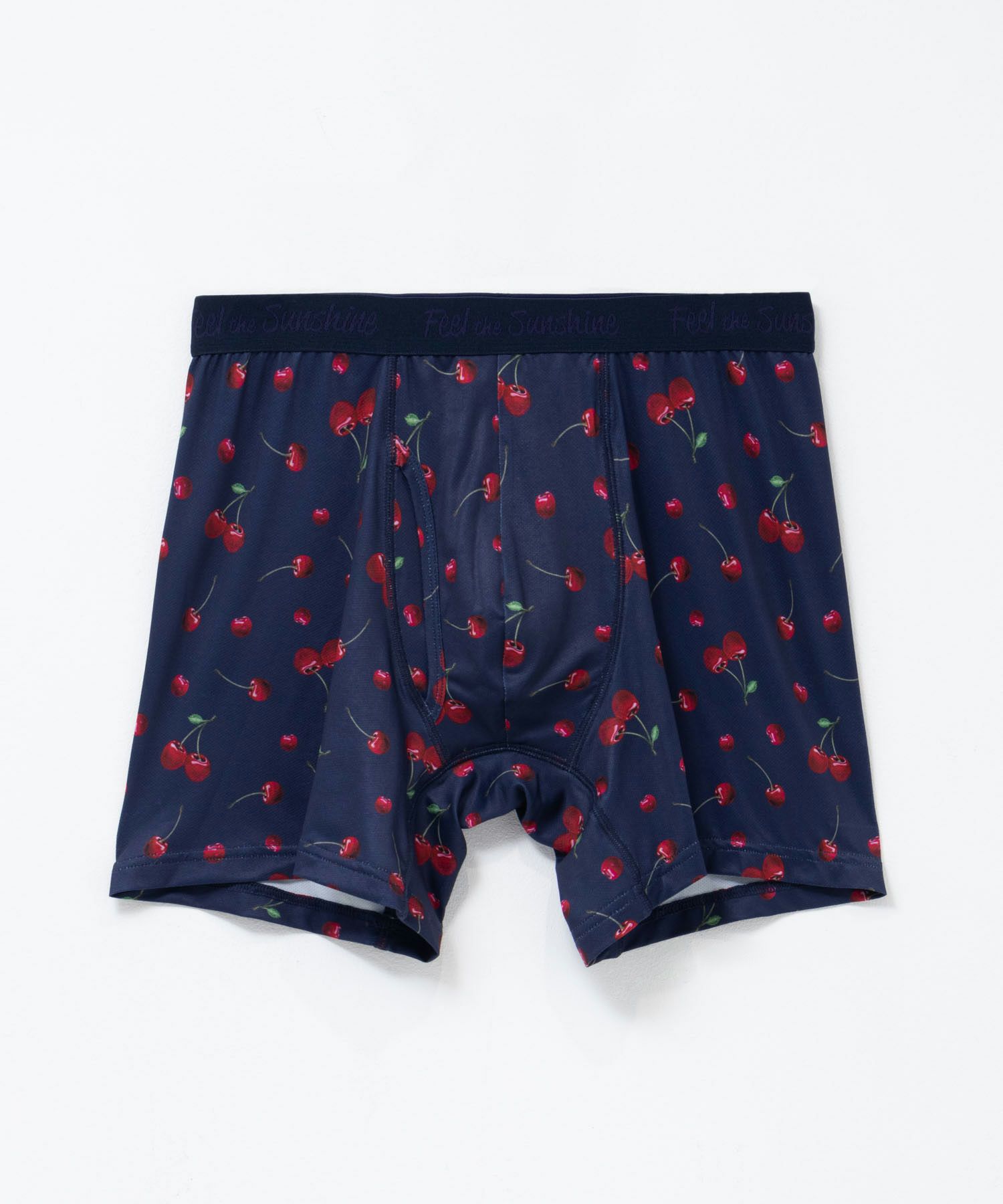 NAVY メッシュボクサーパンツ チェリー柄 メンズ ネコポス 対応商品