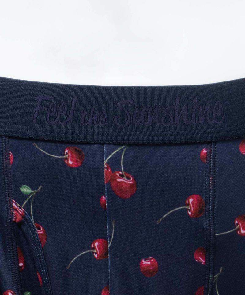 NAVY  メッシュボクサーパンツ チェリー柄 メンズ メール便 対応商品商品画像-6