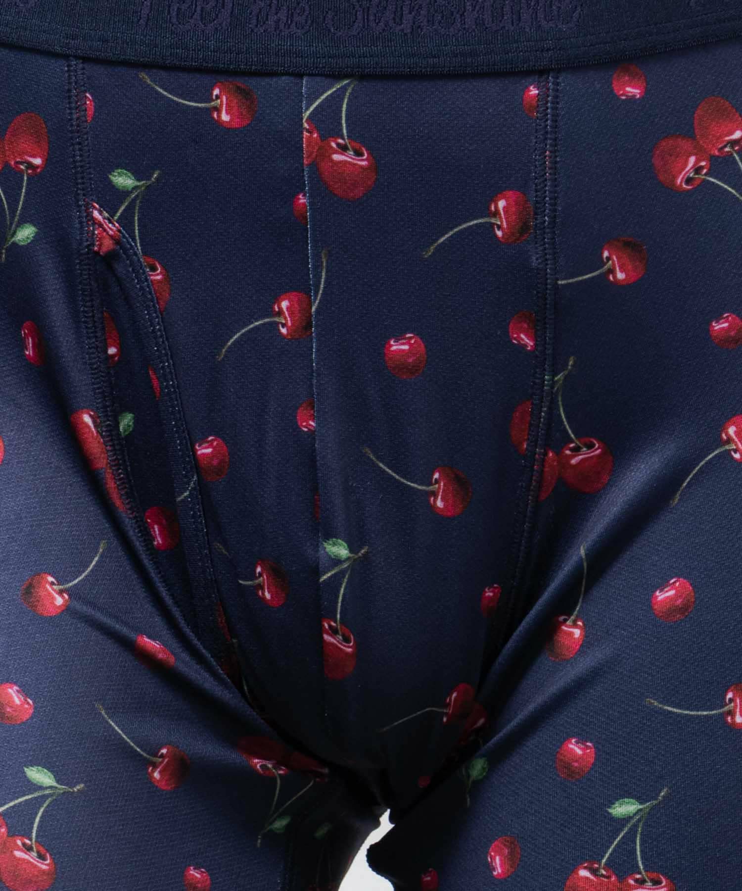 NAVY メッシュボクサーパンツ チェリー柄 メンズ ネコポス 対応商品