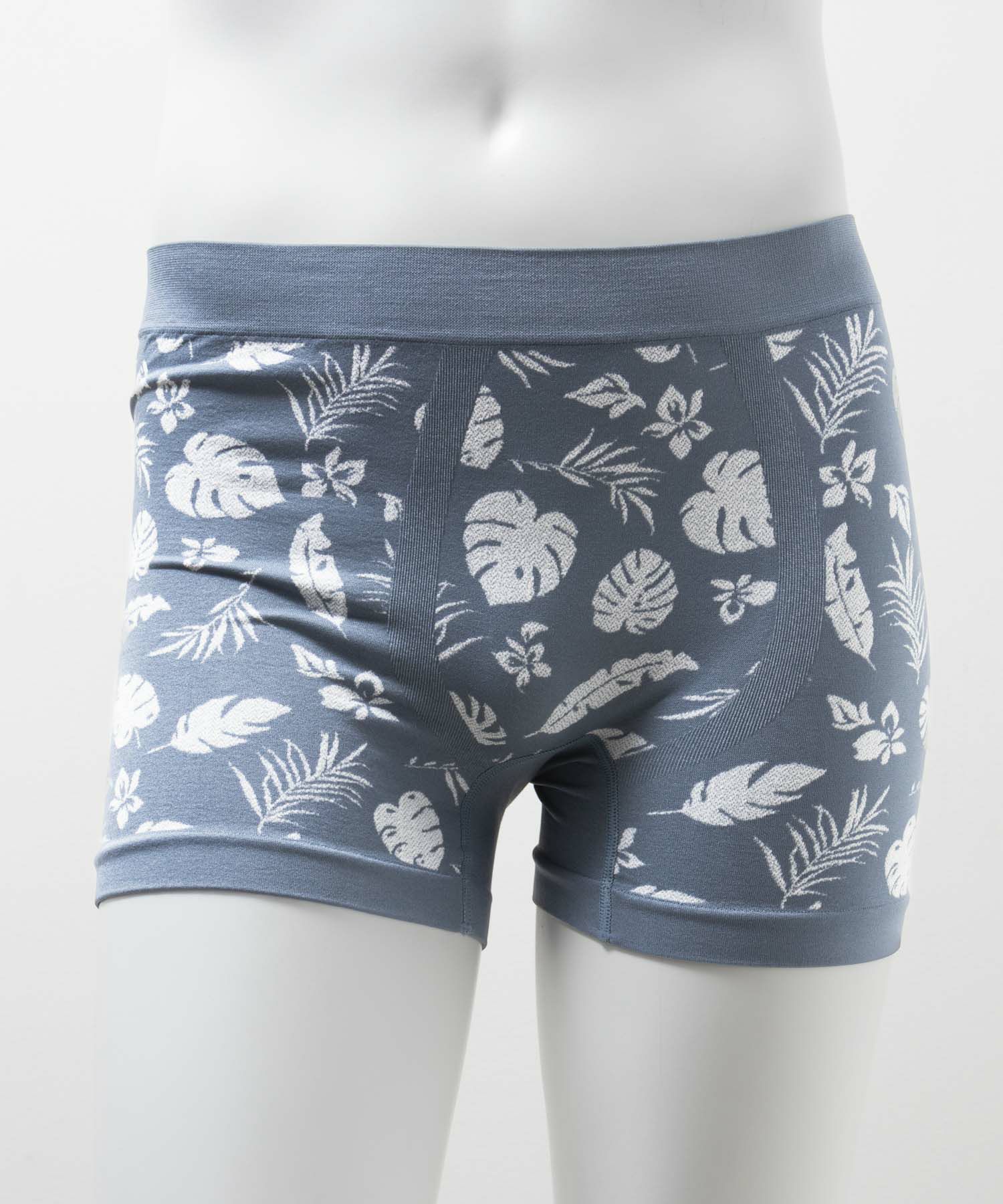 NAVY 成型ボクサーパンツ ボタニカル柄 メンズ ネコポス 対応商品
