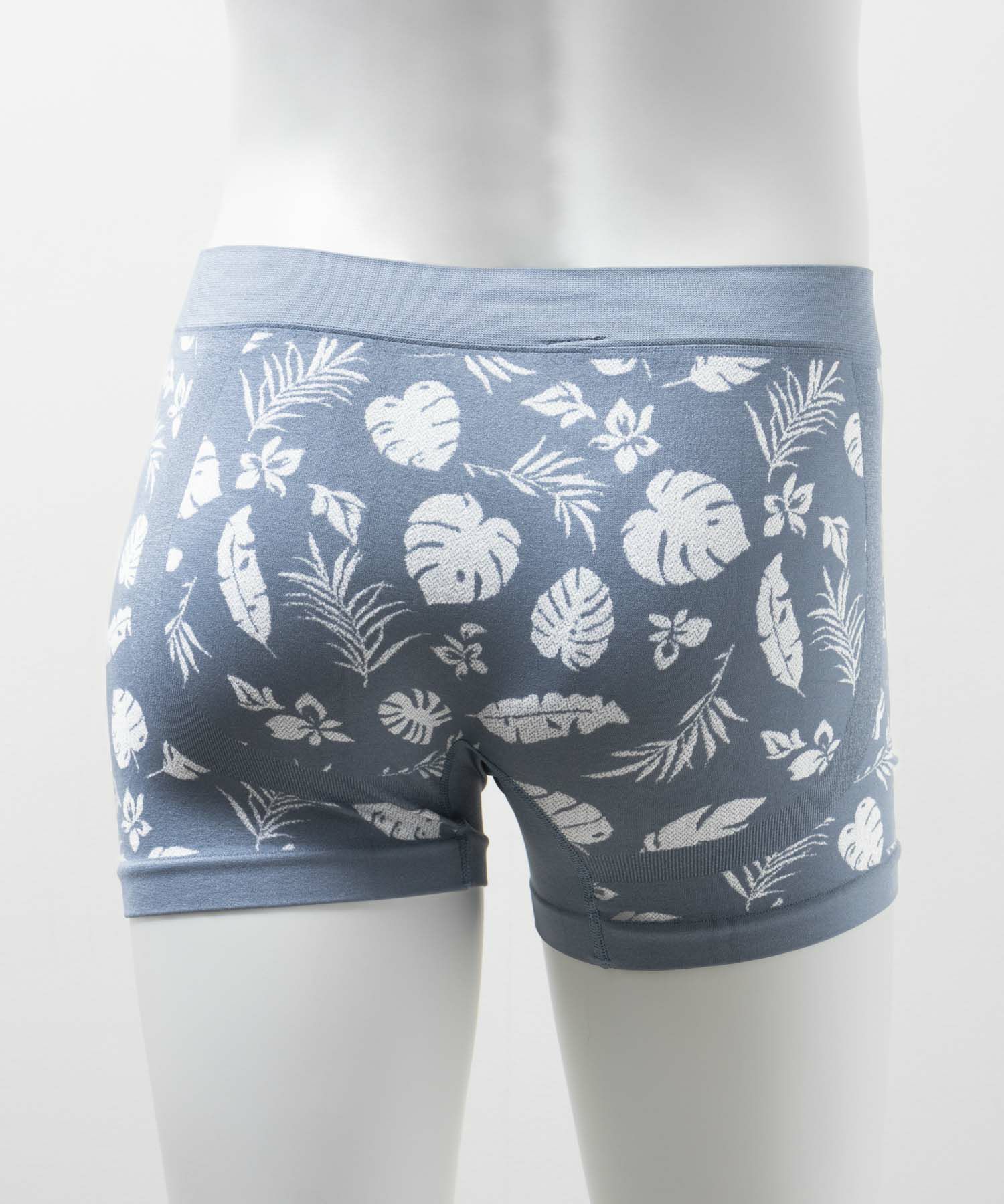 NAVY 成型ボクサーパンツ ボタニカル柄 メンズ ネコポス 対応商品