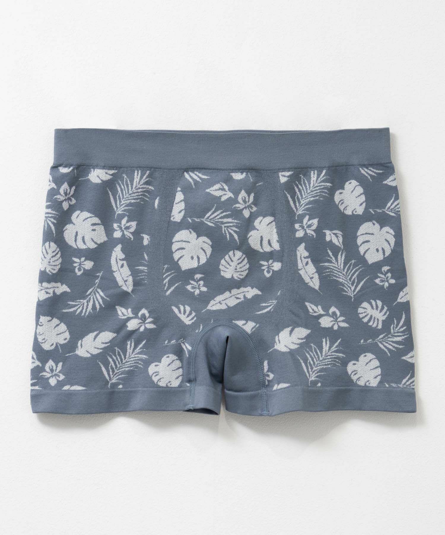 NAVY 成型ボクサーパンツ ボタニカル柄 メンズ ネコポス 対応商品