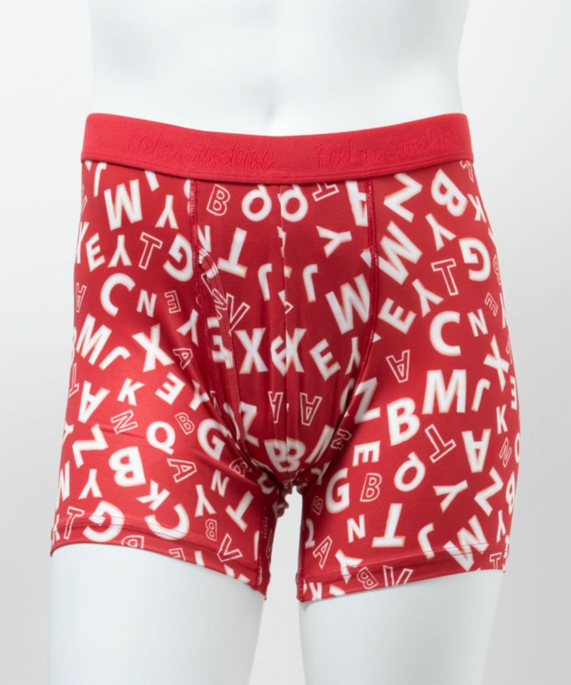 NAVY  メッシュボクサーパンツ 英字柄 メンズ メール便 対応商品商品画像-1