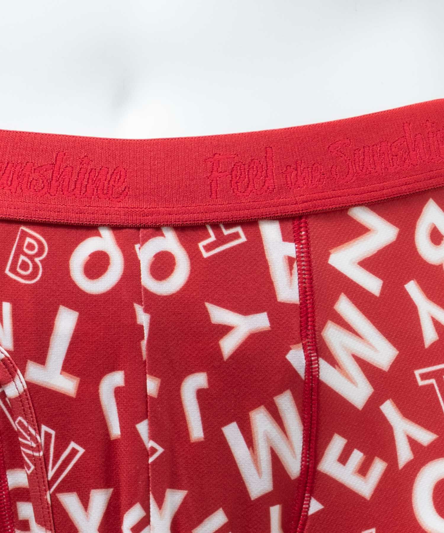 NAVY  メッシュボクサーパンツ 英字柄 メンズ メール便 対応商品商品サムネイル-6