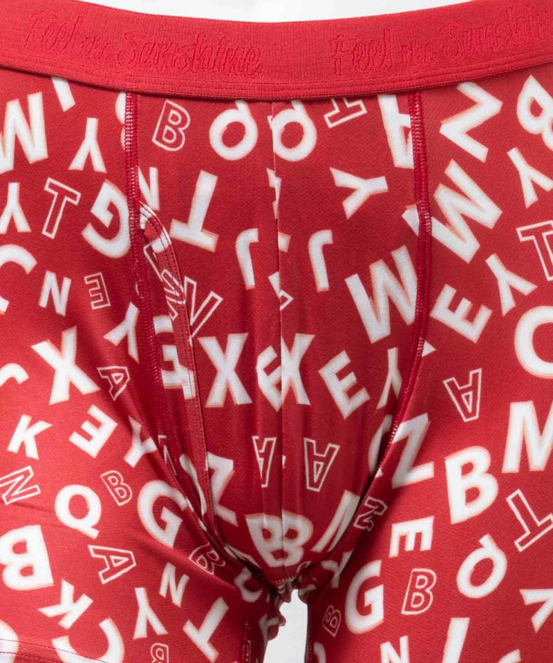 NAVY  メッシュボクサーパンツ 英字柄 メンズ メール便 対応商品商品画像-7