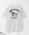 Tom and Jerry ジェリー タフィー サガラ刺繍Tシャツ メンズ ネコポス 対応商品
