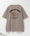 Tom and Jerry ジェリー タフィー サガラ刺繍Tシャツ メンズ ネコポス 対応商品