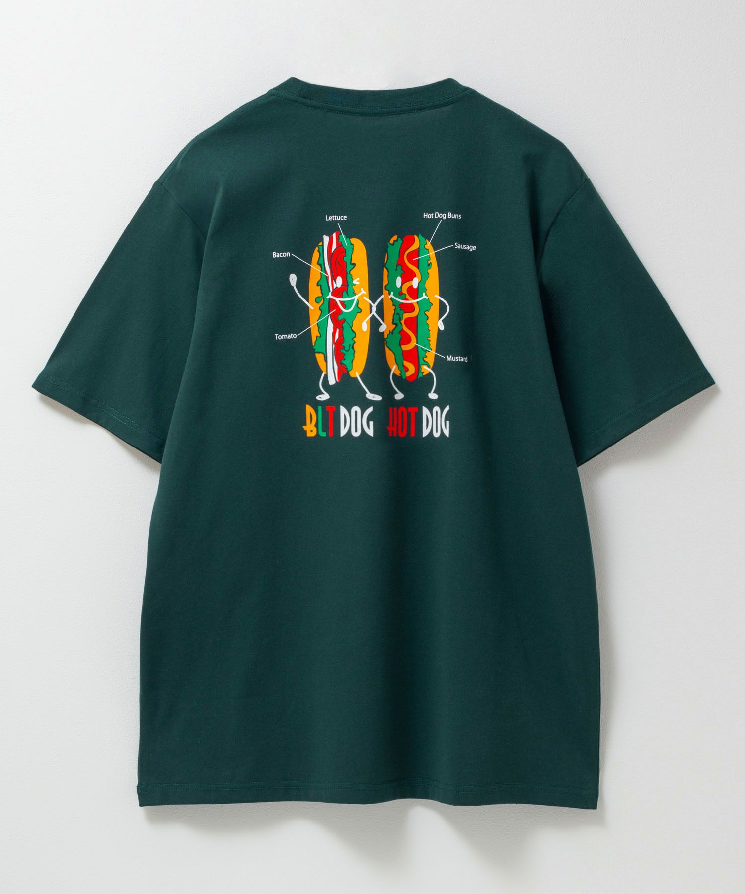 T-GRAPHICS ファストフードキャラプリント半袖Tシャツ メンズ ネコポス 対応商品