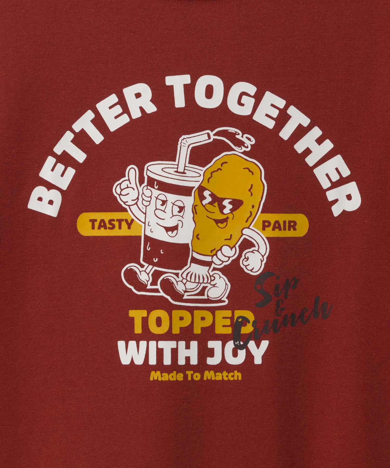 T-GRAPHICS  ファストフードキャラプリント半袖Tシャツ メンズ メール便 対応商品商品画像-13
