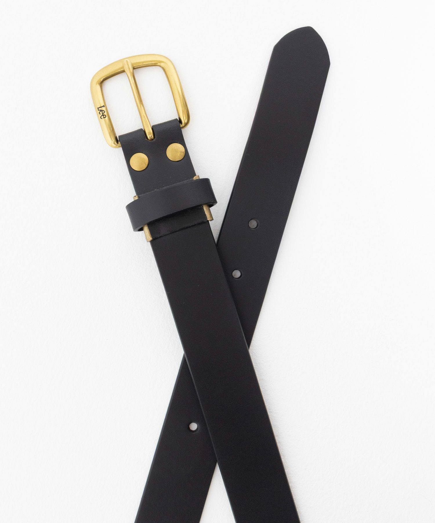 Lee  30mmナローレザーベルト メンズ商品画像-5